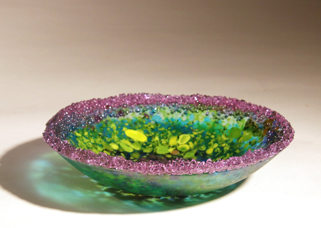 Fused Glass Dynamic Bowl