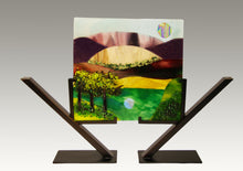 Load image into Gallery viewer, Lovely Countryside Fused Glass Panel
