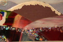 Load image into Gallery viewer, Purple Mountains Majesty Fused Glass Panel
