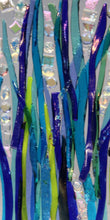 Load image into Gallery viewer, Small Flowing Sea Grass Fused Glass Panel
