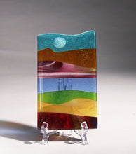 Load image into Gallery viewer, Small Abstract Fused Glass Panel
